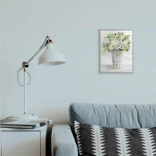 Stupell Industries Parisian Charm Bouquet Gray Framed Wall Art
